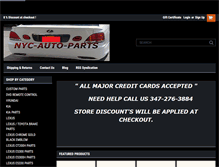 Tablet Screenshot of nyc-autoparts.com